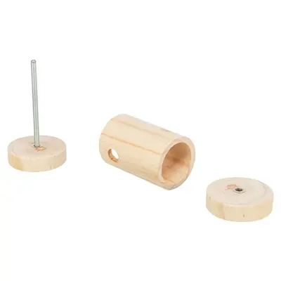 Trixie snack roll hout 6 x 6 x 11 cm – interactief voederspeelgoed - Afbeelding 5