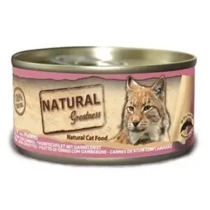Natural Greatness kattenvoer tonijnfilet en garnaal 70 g – hypoallergeen - Afbeelding 1