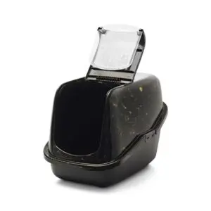 Savic kattenbak Nestor Marble zwart/goud 56 x 39 x 38,5 cm - Afbeelding 4