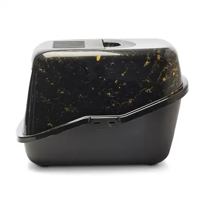 Savic kattenbak Nestor Marble zwart/goud 56 x 39 x 38,5 cm - Afbeelding 5
