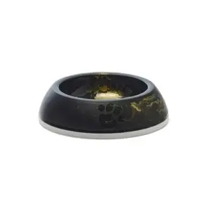 Savic voerbak kat Delice Marble zwart/goud 0,2 liter - Afbeelding 1