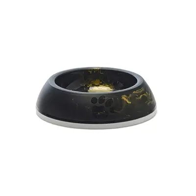 Savic voerbak kat Delice Marble zwart/goud 0,2 liter