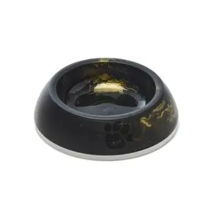 Savic voerbak kat Delice Marble zwart/goud 0,2 liter - Afbeelding 4
