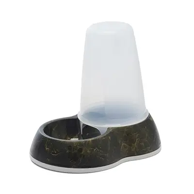 Savic voerdispenser Loop Marble 1,5 liter – zwart/goud