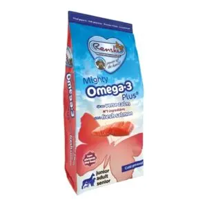 Renske hondenvoer Mighty Omega Plus zalm geperst hypoallergeen 12 kg - Afbeelding 1
