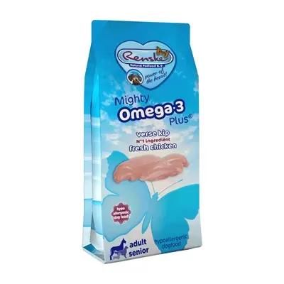 Renske hondenvoer Mighty Omega Plus Adult/Senior kip en rijst 6,5 kg