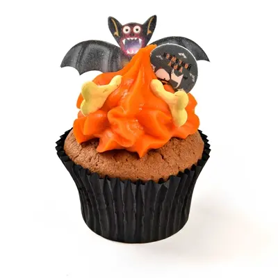 The Barking Bakery hondensnack Carob Woofin – cupcake met oranje glazuur - Afbeelding 3