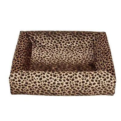 Bia Bed premium hoes luipaardprint 70 x 60 x 12,5 cm – maat 3