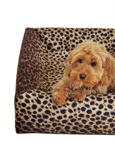 Bia Bed premium hoes luipaardprint 70 x 60 x 12,5 cm – maat 3 - Afbeelding 5