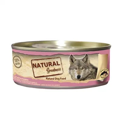 Natural Greatness hondenvoer tonijnfilet en garnalen 156 g