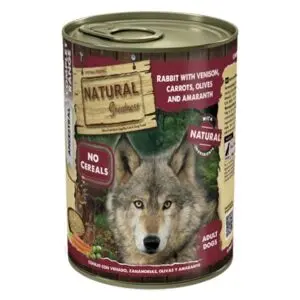 Natural Greatness hondenvoer konijn, hert en wortel 400 g – graanvrij - Afbeelding 1