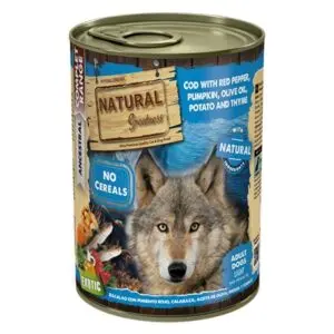 Natural Greatness hondenvoer kabeljauw, rode peper en pompoen 390 g - Afbeelding 1