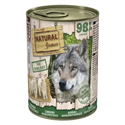 Natural Greatness Monoprotein hondenvoer lam 170 g – graanvrij