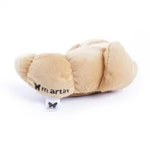Martin hondenknuffel croissant 19 x 15 x 7 cm – gerecycled pluche - Afbeelding 2