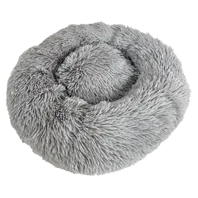 Sazzz hondenmand Fluffy lichtgrijs 52 x 52 x 13 cm