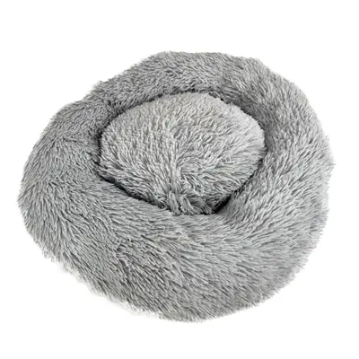 Sazzz hondenmand Fluffy lichtgrijs 65 x 65 x 15 cm