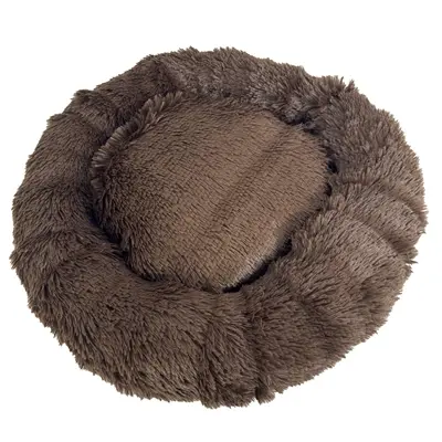 Sazzz hondenmand Fluffy bruin 65 x 65 x 15 cm
