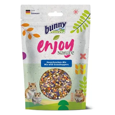 Bunny Nature EnjoyNature mix met sprinkhanen 50 g – knaagdiersnack