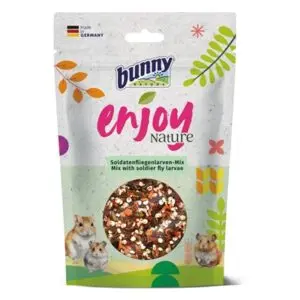 Bunny Nature Enjoynature mix met soldaatvlieglarven 40 g – knaagdieren - Afbeelding 1