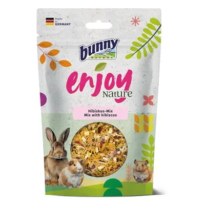 Bunny Nature Enjoynature mix met hibiscusbloesems 50 g – kleine knaagdieren