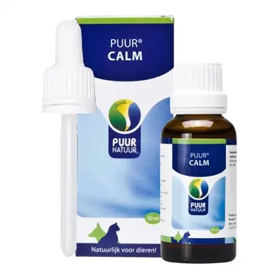 Puur Natuur Calm druppels onrust 30 ml – voor hond, kat en paard