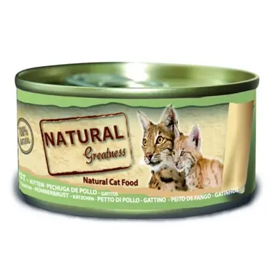 Natural Greatness kattenvoer Chicken Kitten 70 g – aanvullend natvoer