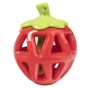 Fofos Fruity-Bites snackbal aardbei 11 x 9 x 7 cm – treat dispenser - Afbeelding 1
