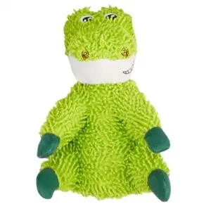 Fofos Tough Toy alligator 18,5 x 15,5 x 24,5 cm – chenille, met pieper - Afbeelding 1