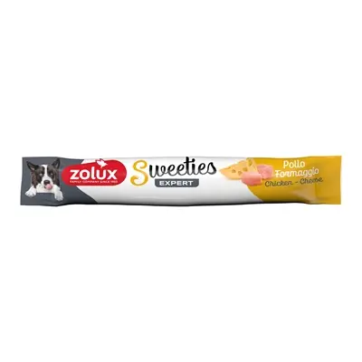 Zolux Sweeties Expert Creamy Stick kip en kaas 14 g – romige hondensnack
