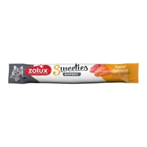 Zolux Sweeties Expert Creamy Stick kattensnack tonijn en zalm 14 g - Afbeelding 1