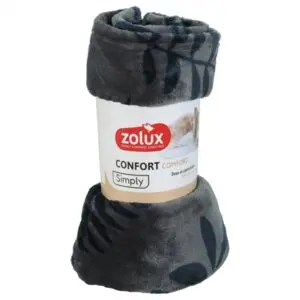 Zolux hondendeken Cocoon fleece patroon grijs 120 x 80 cm - Afbeelding 4