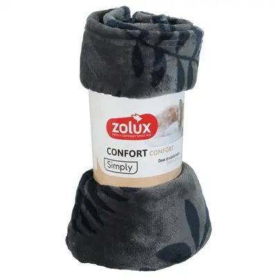 Zolux hondendeken Cocoon fleece patroon grijs 120 x 80 cm