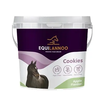 Equilannoo paardensnack Cookies Apple Flavour 1,5 kg – vezelrijk