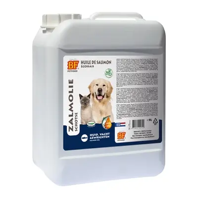 BF Petfood zalmolie 5 liter – koudgeperst, voor honden en katten
