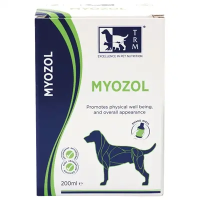 TRM Myozol 200 ml – spierondersteuning voor honden