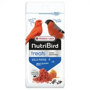 Nutribird Treats Gold Patée Red Fusion eivoer 250 g – rode kleur - Afbeelding 1