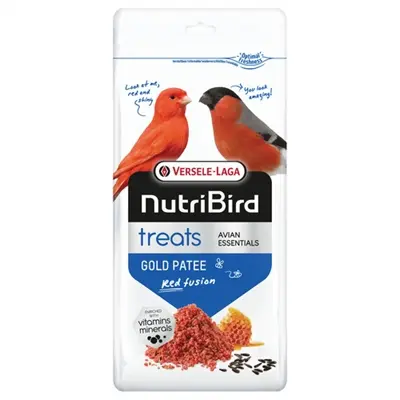 Nutribird Treats Gold Patée Red Fusion eivoer 250 g – rode kleur