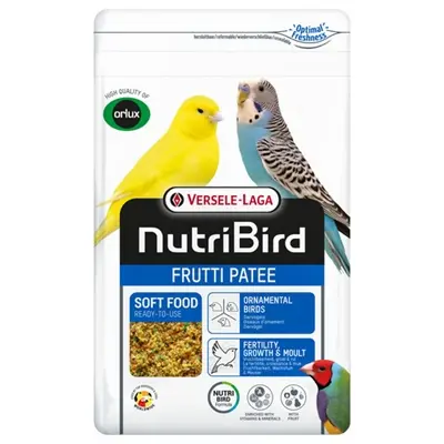 Nutribird Treats Frutti Patée eivoer 1 kg – met honing en stukjes fruit