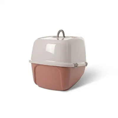 Savic kattenbak Nestor Jumbo champagneroze/terracotta 66,5 x 48,5 cm - Afbeelding 5