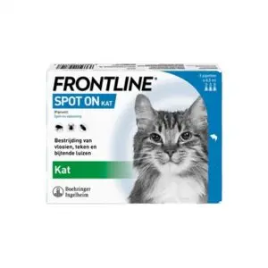 Frontline kat spot-on 2-10 kg – 3 pipetten tegen vlooien en teken - Afbeelding 1