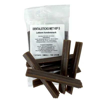 I Am Dental Sticks kip S 105 g – kauwsnack voor honden, 7 stuks
