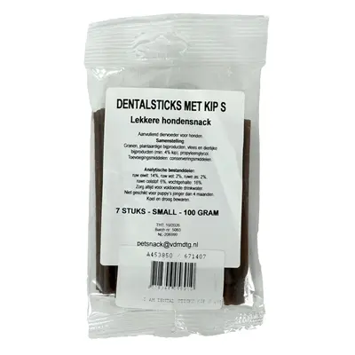 I Am Dental Sticks kip S 105 g – kauwsnack voor honden, 7 stuks