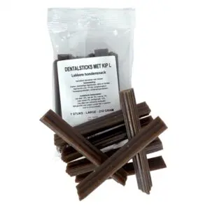 I Am Dental Sticks met kip L 210 g – 7 kauwsticks voor honden - Afbeelding 1
