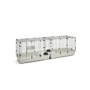 Savic Cubix 200 knaagdierkooi zwart/lichtgrijs 200 x 50 x 63,5 cm - Afbeelding 1