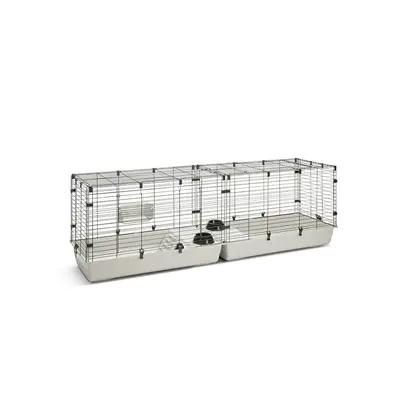 Savic Cubix 200 knaagdierkooi zwart/lichtgrijs 200 x 50 x 63,5 cm
