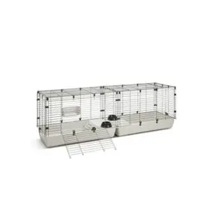 Savic Cubix 200 knaagdierkooi zwart/lichtgrijs 200 x 50 x 63,5 cm - Afbeelding 4