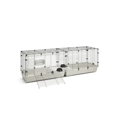 Savic Cubix 200 knaagdierkooi zwart/lichtgrijs 200 x 50 x 63,5 cm