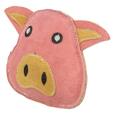 Trixie varken leer 19 cm – hondenspeeltje met piepgeluid
