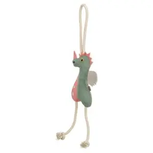 Trixie draak leer met touw 55 cm – kauwspeeltje zonder geluid - Afbeelding 4
