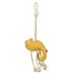 Trixie kameleon leer met touw 45 cm – hondenspeeltje zonder piep - Afbeelding 4